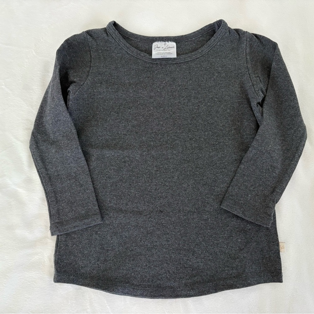 Jax & Lennon Charcoal Long-Sleeve 2/3Yr